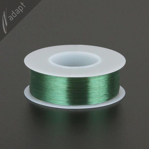 Magnet Wire, Enameled Copper, Green, 40 AWG (gauge), 130C, ~1/4 lb, 8000&#039;