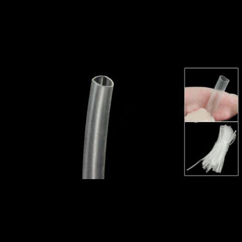 2015 4mm Dia Clear Polyolefin Heat Shrinkable Tube 10M 32.8ft