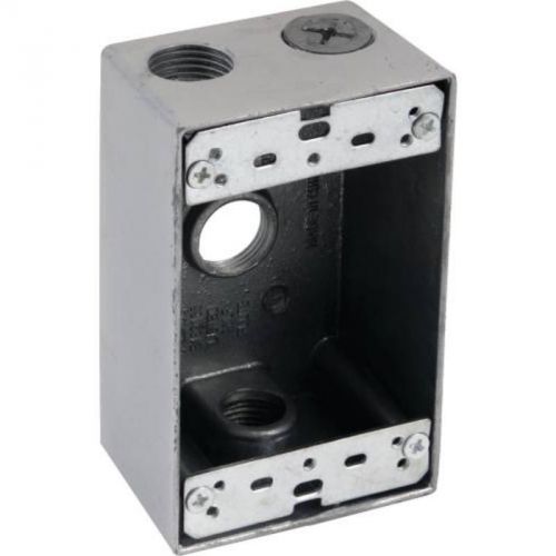 Aluminum 1-Gang Weatherproof Box 662030 National Brand Alternative Outlet Boxes