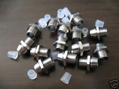 70PCS 3MM Metal Led Holder Copper Chrome Plated F/S