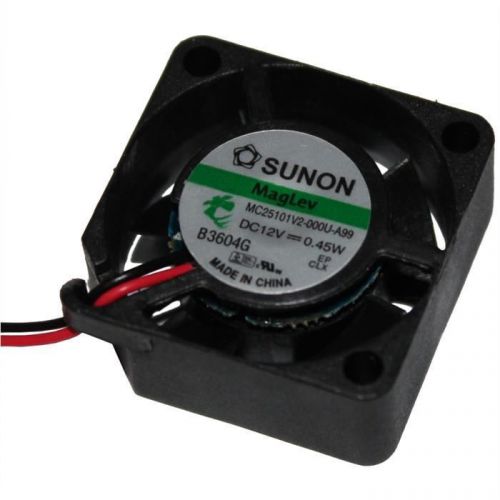 Ventilator / fan 12v 0,45w 25x25x10mm 5m?/h 16dba ; sunon mc25101v2-a99 for sale