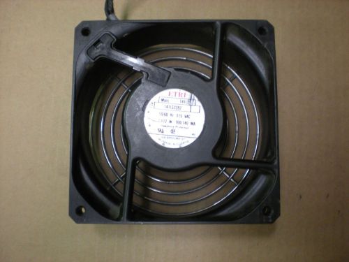 ETRI Model 141LS Fan - 4-1/4&#034; Dia. Blades - 115VAC - Powers up as shown - #1