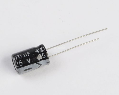 5pcs radial electrolytic capacitor 470uf 25v for sale