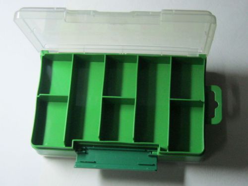 1 pcs smd smt electronic component storage box double-deck green for sale