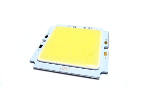 10W COB Square High Power White Led - In. 32-36V 300mA 1000LM 6500K TW Chip