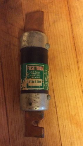 BUSSMANN FUSETRON FRS-R-200 Time Delay Dual Element Fuse