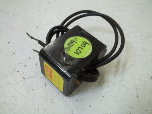 DECCO 9-10M-056 SOLENOID COIL 115/60 *USED*