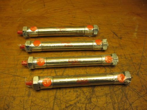 Bimba CM-043-DXPW Lot of 4 NEW OLD STOCK  Pneumatic Cylinders Actuators .75 Bore