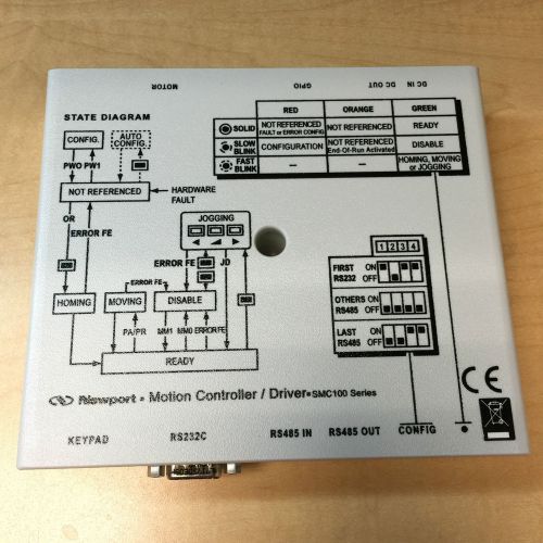 Newport SMC100CC DC motor controller/driver