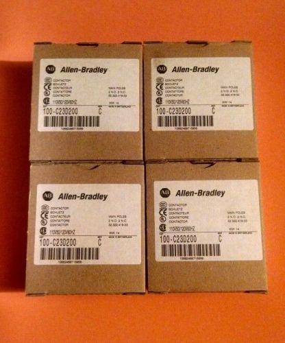 NEW ALLEN BRADLEY 100-C23D200 SER C Contactor 110V 50/120V 60HZ Unopened Boxes