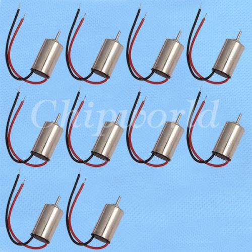 10pcs DC Hobby Motor Type 610 Gear motor Toy Motor DC Hollow Motor High Speed