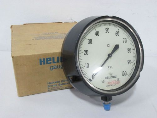 NEW HELICOID 2276 PRESSURE 0-100PSI 6IN FACE 1/4IN NPT GAUGE D303876