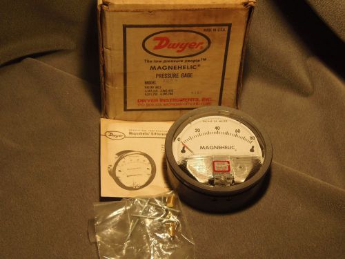 DWYER 2080C MAGNEHELIC 0-80IN-H2O 5 IN 1/8 IN NPT GAUGE B306503