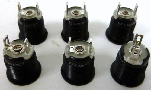 Lot of 6 Littelfuse Lamp Holder 920401X LCD 28V 1.3W