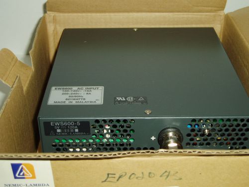 NEMIC-LAMBDA EWS600-5 Power Supply  5V @ 120A