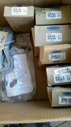 Banner photo switches and fiber optic cables for sale