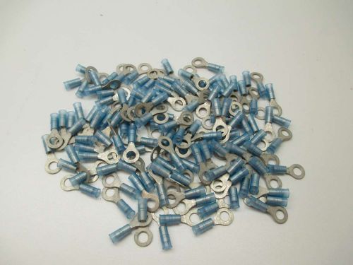 Lot 129 new 16-14 awg vinyl ring terminal connector 1/4in d386565 for sale