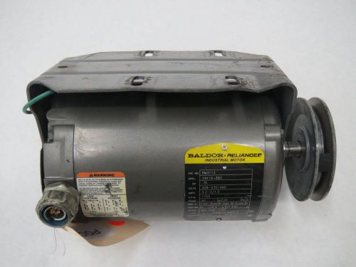 BALDOR RM3112 AC 3/4HP 208-230/460V-AC 1725RPM 56 3PH ELECTRIC MOTOR B280016