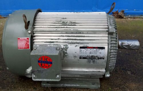 US Electric Motor Unimount 125 7.5 HP 3 PH 1165 RPM 254T 230/460V