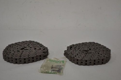 LOT 2 TSUBAKI BL523 8800LBS DOUBLE STRANDS 5/8 IN 68 IN ROLLER CHAIN D305768