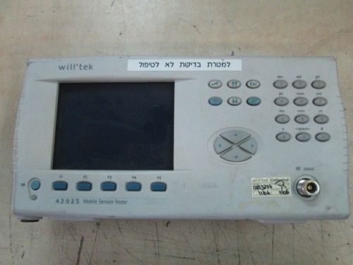 Willtek 4202S Mobile Service Tester PANEL