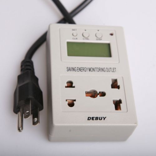 Digital Energy Evaluation Monitor Power Saving Meter Socket AC 90-140V 60Hz