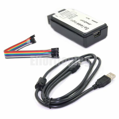 Usb logic analyzer device set usb cable 24mhz 8ch 24mhz for arm fpga for sale