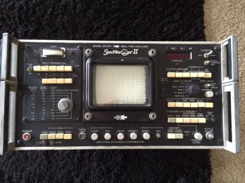 Spectral Dynamics SD335 Real Time Analyzer Spectrascope II