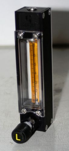 7 ml/min  glass tube  adjustable flowmeter cole-parmer/gilmont  32013-15 for sale