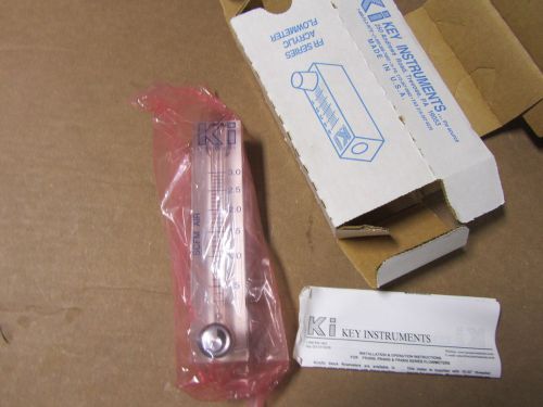 Key Instruments FR437SLVT   FR Series Acrylic FLow Meter 5P364  New