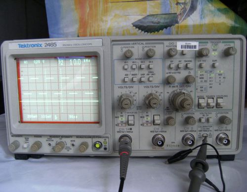 Used original oscilloscope Tektronix TEK2465 tested