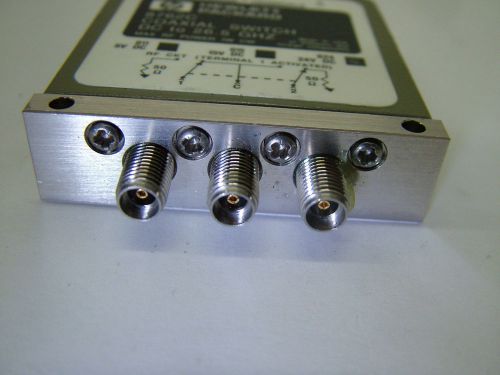 AGILENT 8762C DC - 26.5GHz  COAXIAL SWITCH 24V  MINT CONDITION