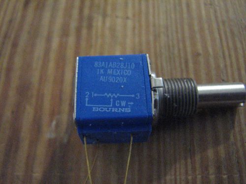 1 Bourn Resistor, Variable, 1K Ohm 10 turn