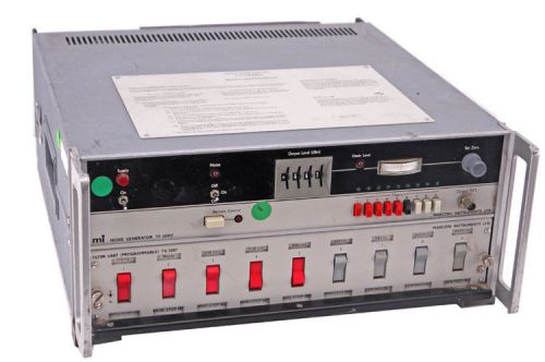 Marconi tf2091c white noise test set generator +tk2087 programmable filter unit for sale