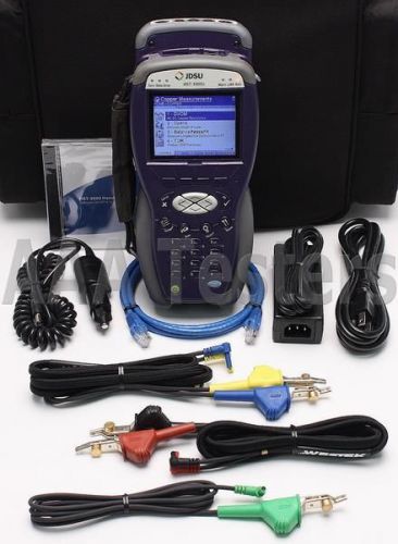 Jdsu acterna hst-3000c vdsl copper tester w/ vdsl-cx / wb2 module hst-3000 c for sale