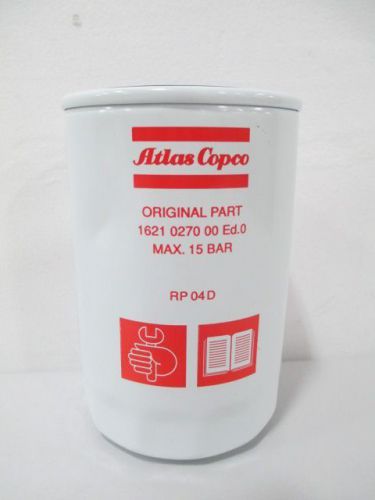 NEW ATLAS COPCO 1621 0270 00 OIL FILTER 15 BAR HYDRAULIC FILTER D238156