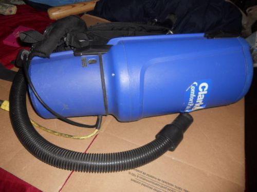 Clarke comfort pak 10 quart commercial back pack vacuum for sale