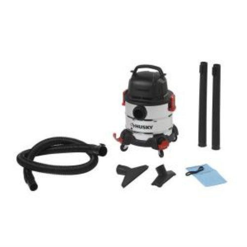 Husky 720 323 4 gallon stainless steel wet / dry vacuum hv04000 for sale