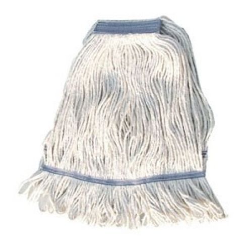 MOP-24W White Yarn 24 Oz. Looped-End Mop Head