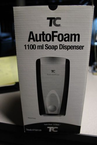 TC AUTOFOAM - MODEL # 750139 - 1100 ML. SOAP DISPENSER - BLACK/GREY