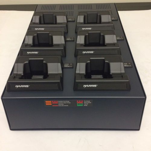 Harris Corp. P5300  Tri-Chem 6 Bay NICD NIMH Multi Radio Charger, CH-104570-077