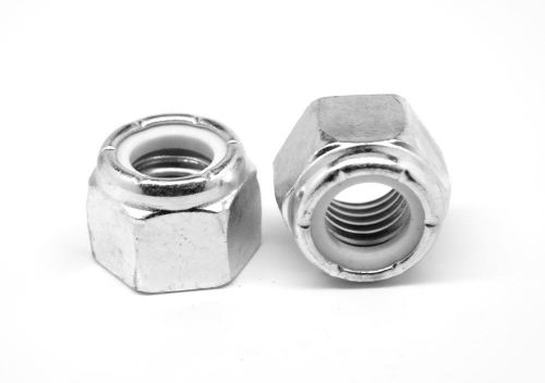 3/8-24 Nylon Insert Nut (Nyloc) UNF Stainless, Pk 25