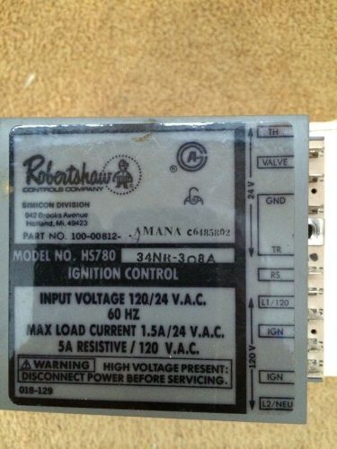 Robertshaw 780-780 / HS780 - 34NR308A Module  HVAC SG