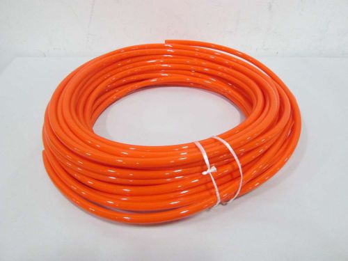 NEW SMC TIUB13YR-33 1/2IN OD POLYURTHANE ORANGE TUBING 75FT 5/16IN ID D348319