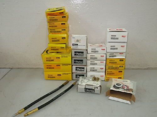 30 PARKER/SCHRADER BELLOWS HYDRAULIC REPAIR KITS &amp; PARTS LOT