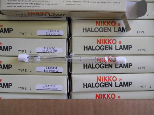 Lot of 10 300 Watt Quartz Halogan  Lamp Double ended  Base Type J