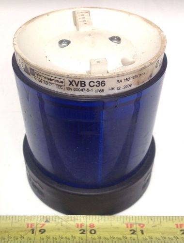 TELEMECANIQUE 10W BLUE LED STACK LIGHT XVB C36