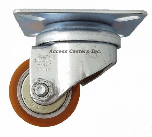 35bvstps 35mm x 27mm light duty blickle swivel plate caster, 220 lbs capacity for sale