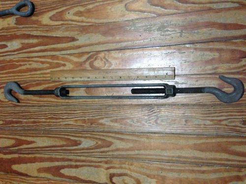 Large 5/8&#034; Turnbuckle 20&#034; - 34&#034; Open Hook