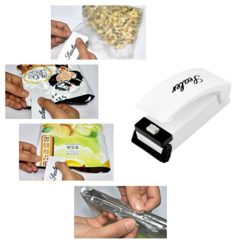 Mini Heat Sealing Machine Impulse Sealer Seal Machine Poly Tubing Plastic Bag SU